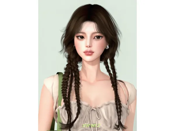Alpha LAMZ_SongYuqiHairstyles_001F - The Sims 4 Custom Content