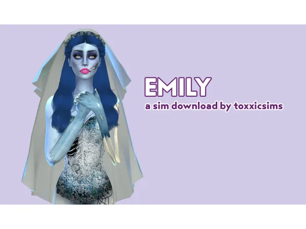 Mix The Corpse Bride A Sim Download by simsfinds - The Sims 4 Custom Content