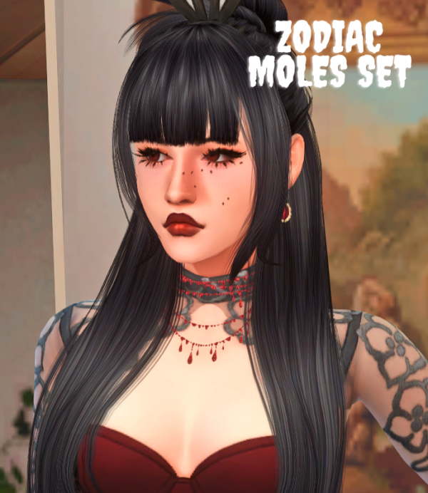 Mix Zodiac Moles by simsfinds - The Sims 4 Custom Content