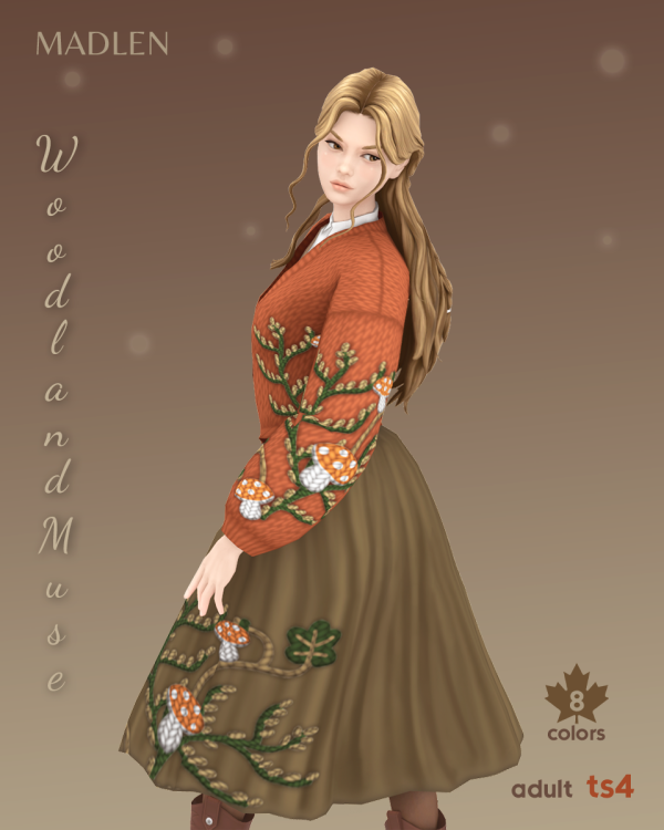 Maxis Match Woodland Muse by simsfinds - The Sims 4 Custom Content