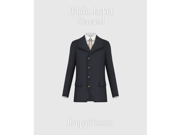 Mix [Lonelyboy] Orbille Jacket [Renewal] - The Sims 4 Custom Content
