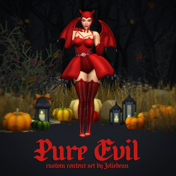 Maxis Match Pure Evil by simsfinds - The Sims 4 Custom Content