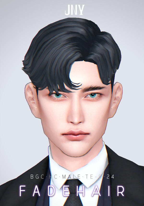 Mix FADE HAIR by simsfinds - The Sims 4 Custom Content