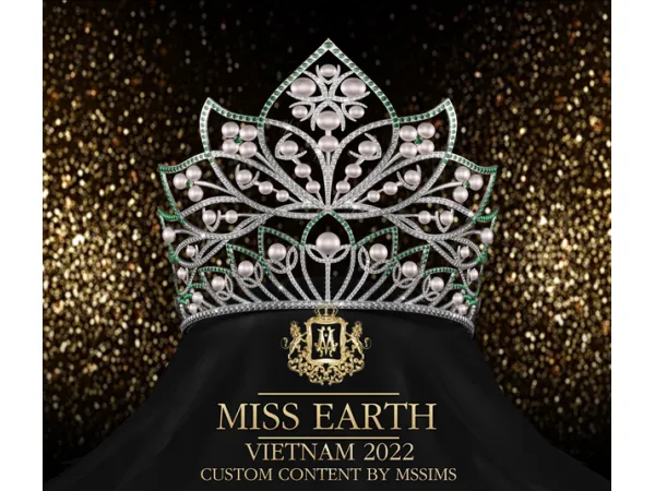 Alpha MISS EARTH VIETNAM 2022 CROWN - The Sims 4 Custom Content