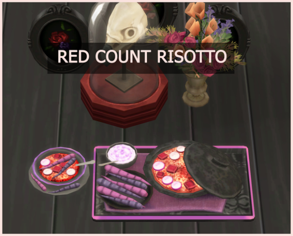 Mix Red Count's Risotto Vampire by simsfinds - The Sims 4 Custom Content