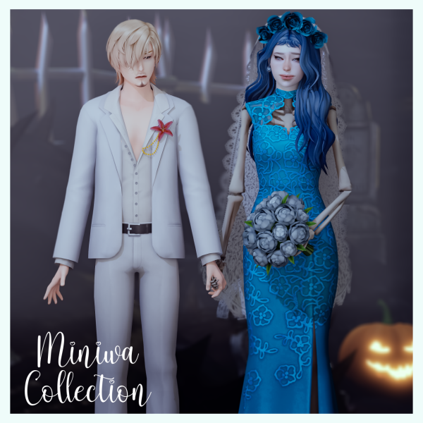 Maxis Match HALLOWEEN COLLECTION SANJI OUTFIT by simsfinds - The Sims 4 Custom Content