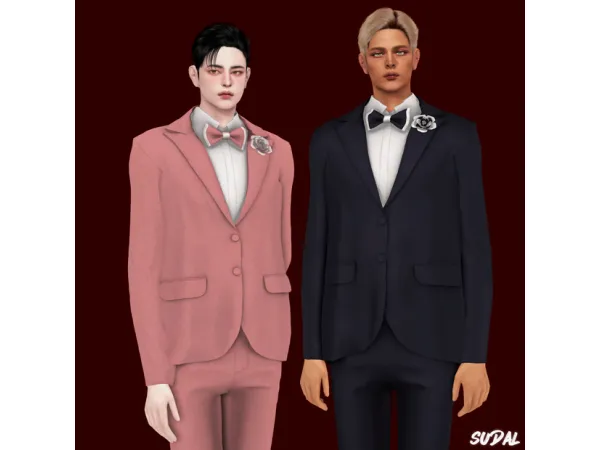 [sudal] Rose bow suit M