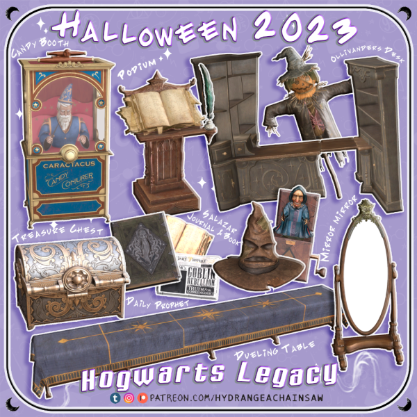Alpha Halloween 2023 by hydrangeachainsaw - The Sims 4 Custom Content