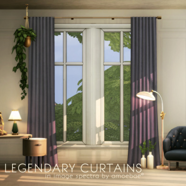 Mix LEGENDARY CURTAINS in Image Spectra by simsfinds - The Sims 4 Custom Content