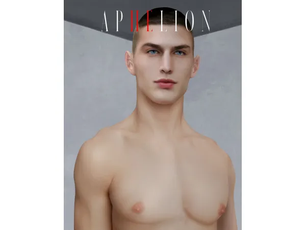 Alpha Aphelion Male Skin for - The Sims 4 Custom Content