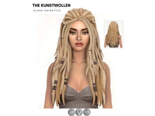 Mix Alana hairsyle - The Sims 4 Custom Content