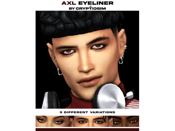 Maxis Match axl eyeliner - The Sims 4 Custom Content