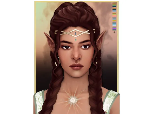 Maxis Match SIRELLA ACCESSORY DIADEM (IN 2 VERSIONS) - The Sims 4 Custom Content