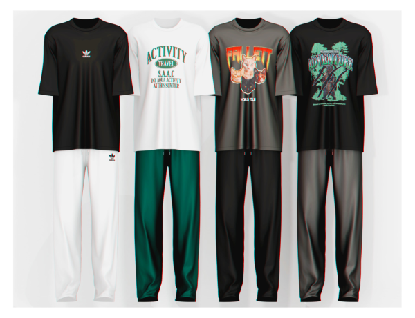 Takahashi T Shirt Pantsby Plbsims by simsfinds - The Sims 3 Custom Content