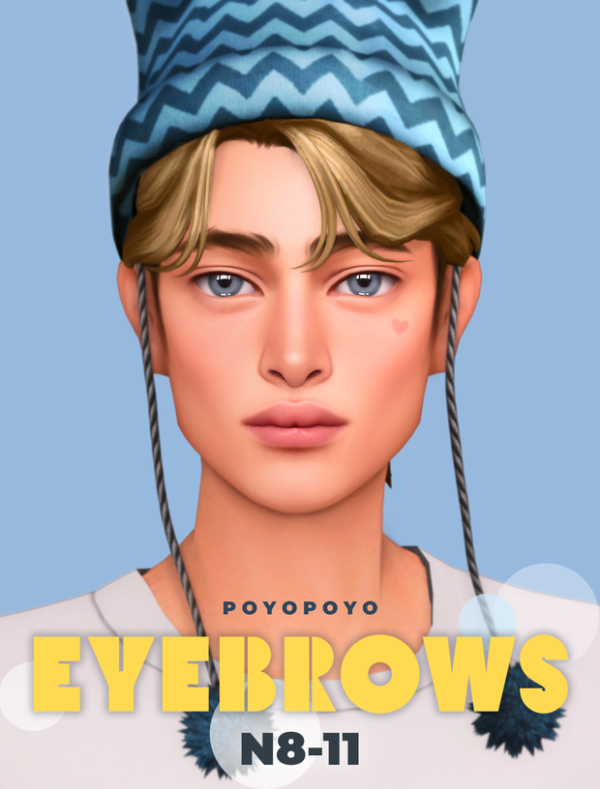 Mix EYEBROWS N8 11 by simsfinds - The Sims 4 Custom Content