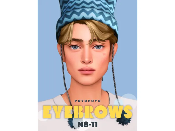 Mix EYEBROWS N8 11 - The Sims 4 Custom Content