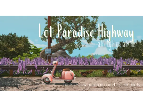 Mix Paradise Highway Files Free by simsfinds - The Sims 4 Custom Content