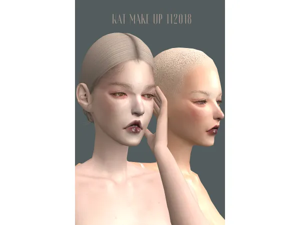 Alpha [KAT]make up set 112018HQ y by katrina - The Sims 4 Custom Content