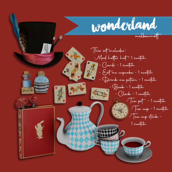 Mix Wonderland Collection by melbennett - The Sims 4 Custom Content