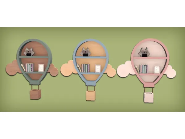 Blissful Baby Balloon Shelf for by simsfinds - The Sims 2 Custom Content