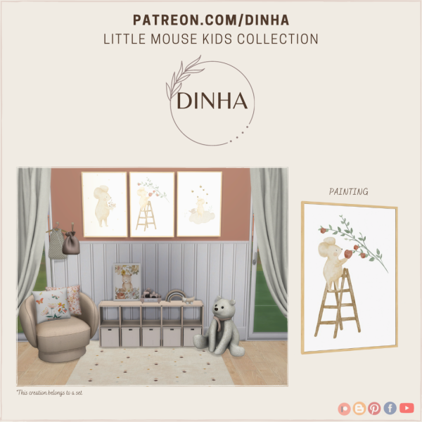 Mix Little Mouse Kids Collection by dinhagamer - The Sims 4 Custom Content