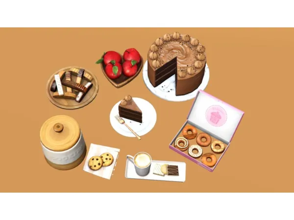 SugarSSims Clutter Queen Fallset Items 4t3 by simsfinds - The Sims 3 Custom Content