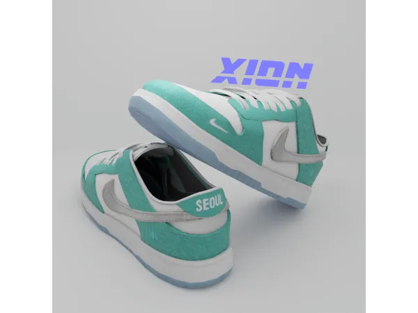 Mix Nike Dunk low by XION - The Sims 4 Custom Content