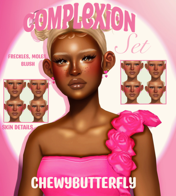 Mix complexion set by simsfinds - The Sims 4 Custom Content