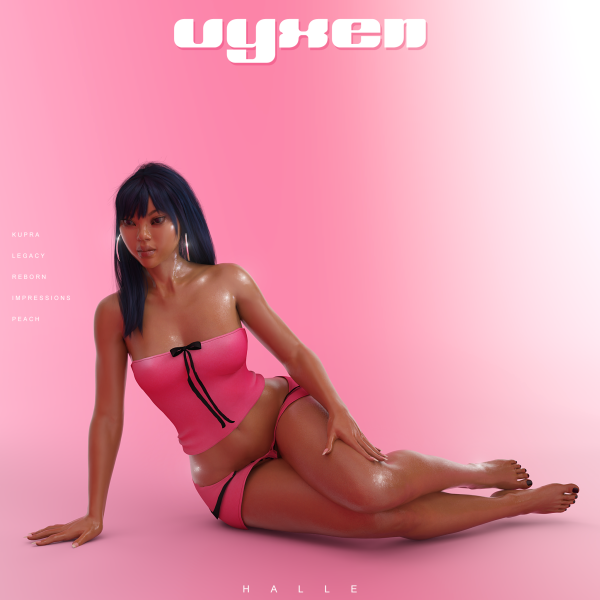 Alpha vyxen halle set by vyxen - The Sims 4 Custom Content