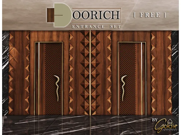 Alpha DooRich (Free) - The Sims 4 Custom Content