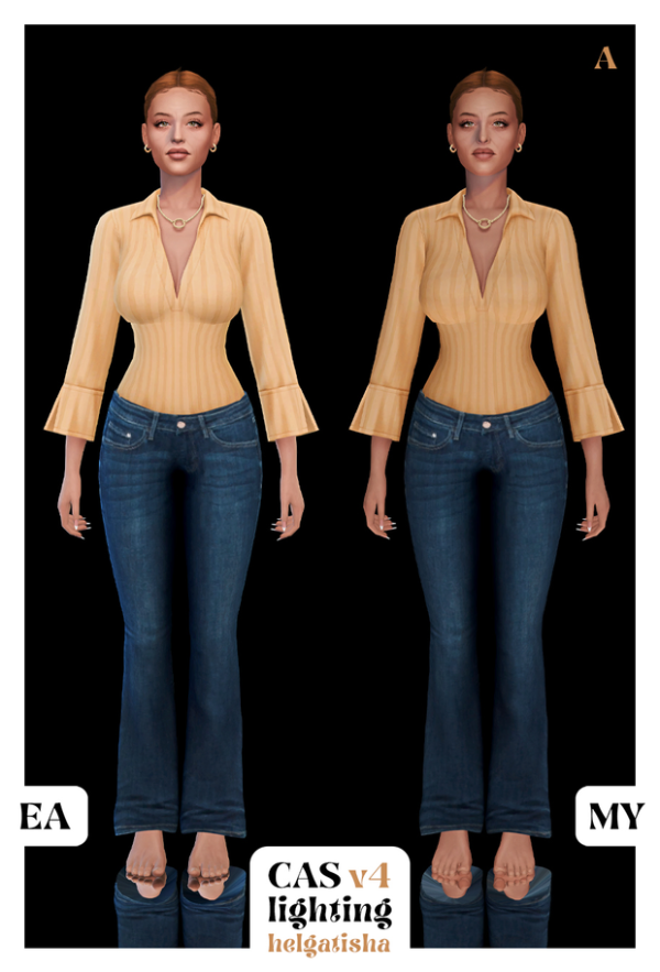 Mix CAS LIGHTING MOD V4 by simsfinds - The Sims 4 Custom Content