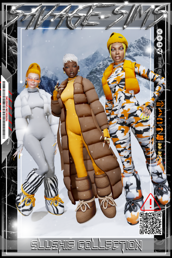 Alpha SLUSHIE COLLECTION by simsfinds - The Sims 4 Custom Content