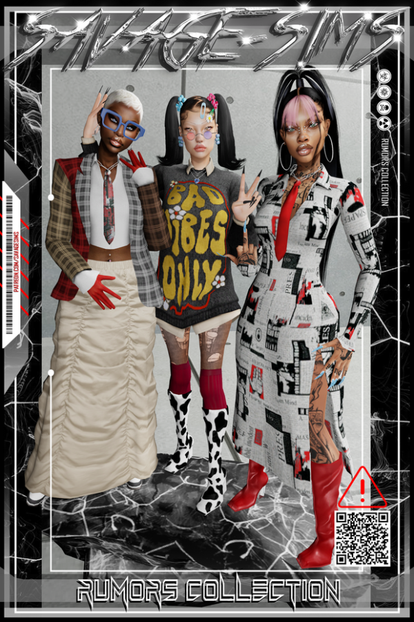 Alpha RUMORS COLLECTION by simsfinds - The Sims 4 Custom Content