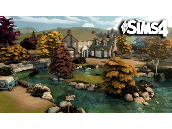 Maxis Match English family Farm by simsfinds - The Sims 4 Custom Content