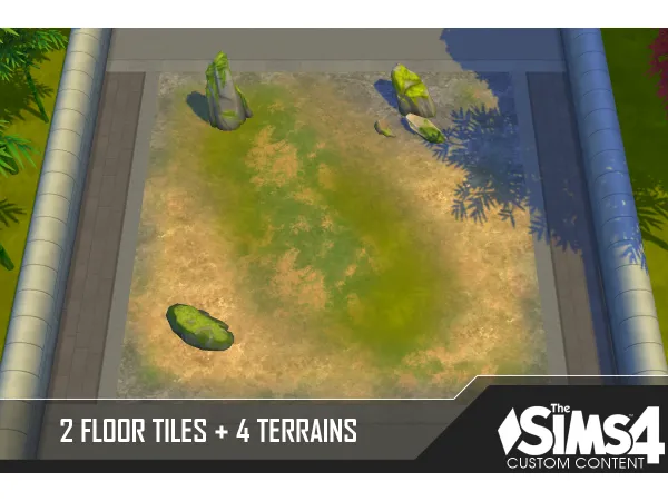 Maxis Match Terrain Komorebi by simsfinds - The Sims 4 Custom Content