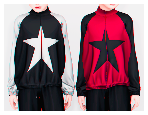 Alpha Baddie y2k Sweater (Child Version) by plbsims - The Sims 4 Custom Content