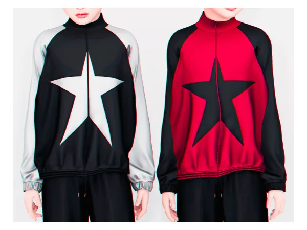 Alpha Baddie y2k Sweater (Child Version) - The Sims 4 Custom Content