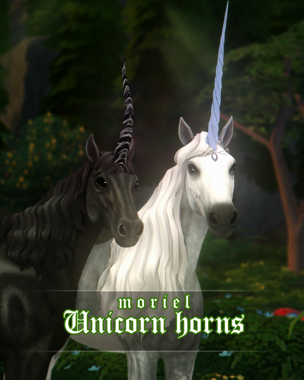Mix Unicorn horn by simsfinds - The Sims 4 Custom Content