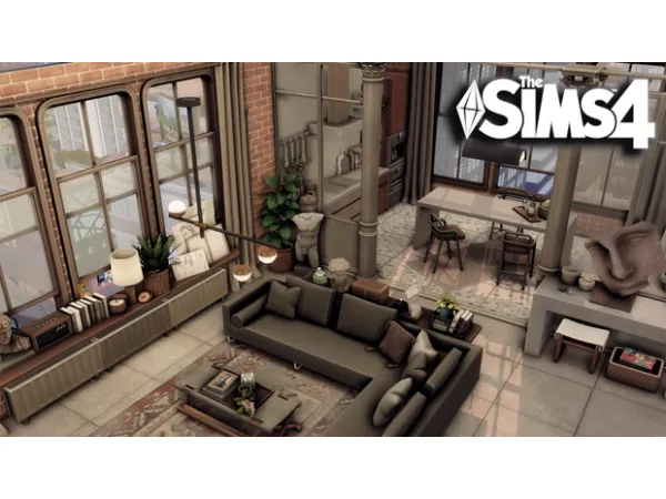 Mix Soho apartment - The Sims 4 Custom Content