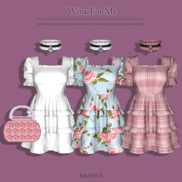 Alpha [RIMINGS] Wink For Me by simsfinds - The Sims 4 Custom Content
