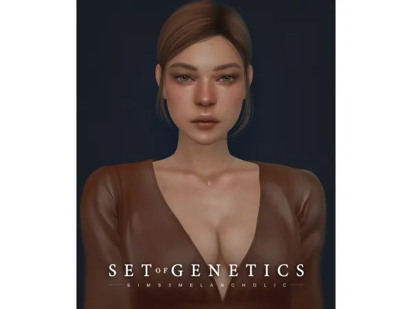Alpha set of genetics by sims3melancholic - The Sims 4 Custom Content
