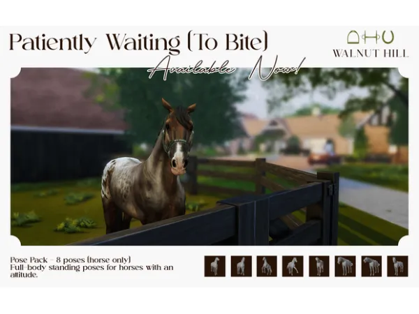 Maxis Match Patiently Waiting (To Bite) Pose Pack by simsfinds - The Sims 4 Custom Content