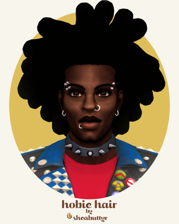 Maxis Match hobie hair by simsfinds - The Sims 4 Custom Content