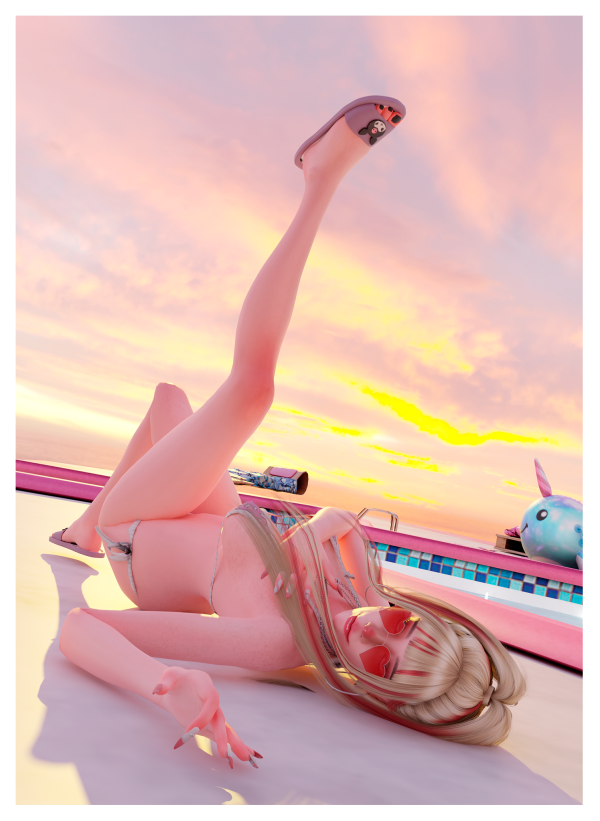 Alpha BABY KUROMI SLIPPERS by ohmybunnny2 - The Sims 4 Custom Content