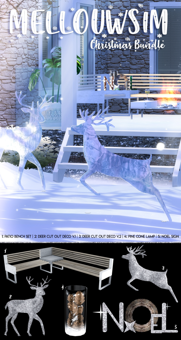 Alpha Christmas Bundle by simsfinds - The Sims 4 Custom Content