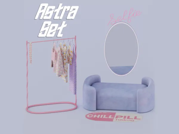 Alpha Astra Set by simsfinds - The Sims 4 Custom Content