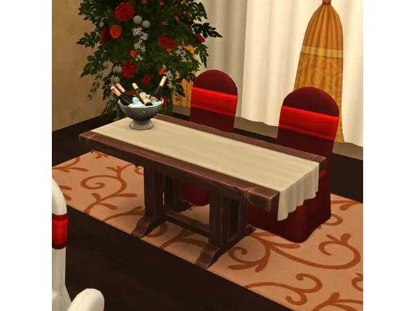 Fenwick buffet table - smaller version