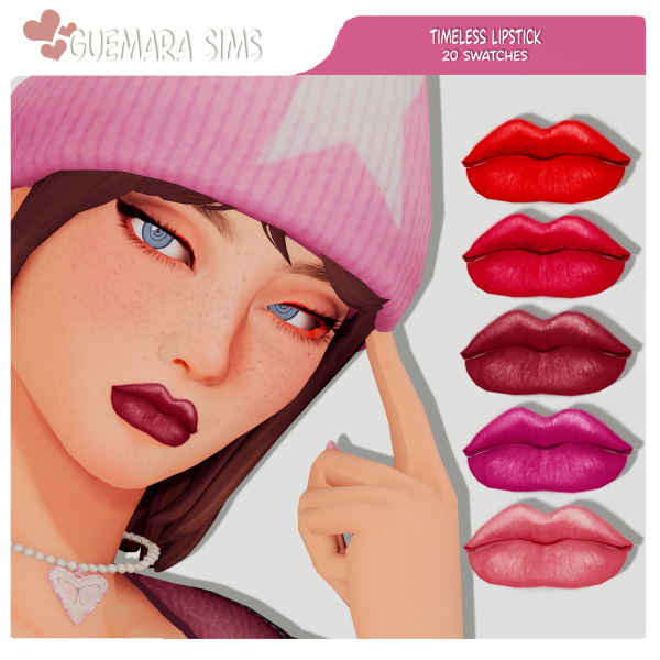 Alpha Timeless Lipstick by simsfinds - The Sims 4 Custom Content