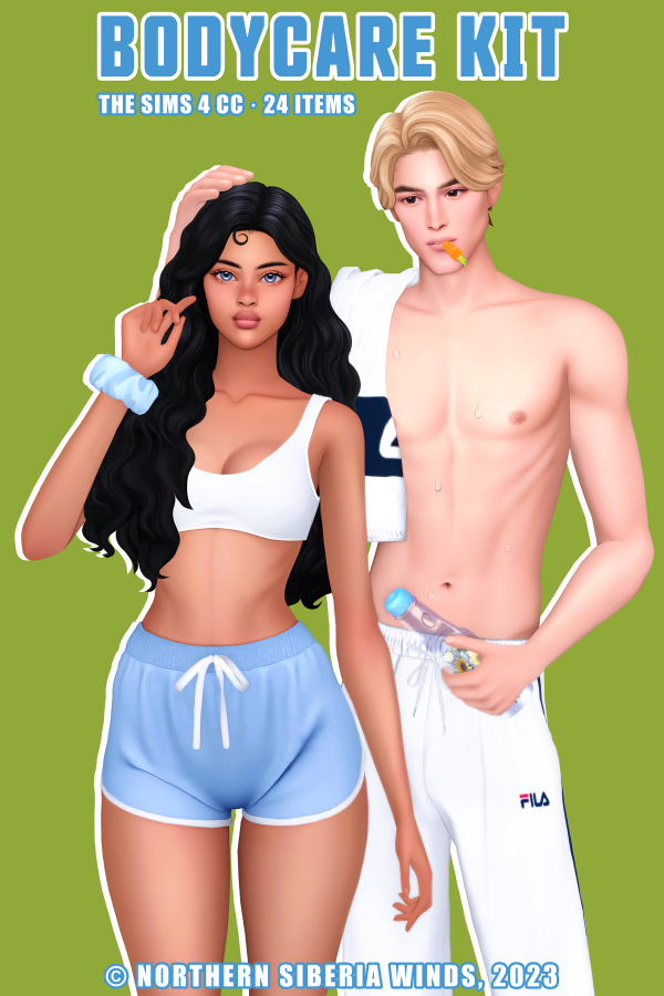 Maxis Match BODYCARE KIT by simsfinds - The Sims 4 Custom Content
