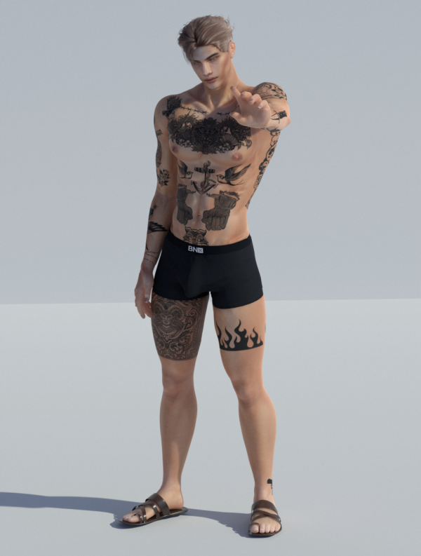 Mix Back_9_GERALD_TATTOOS by simsfinds - The Sims 4 Custom Content